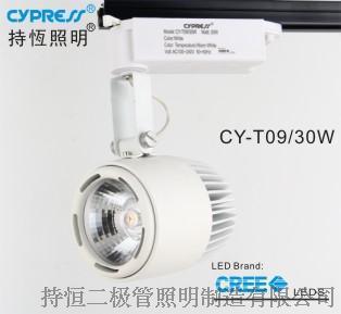 COB轨道灯大功率导轨灯CY-T09/30W白色款暖白光